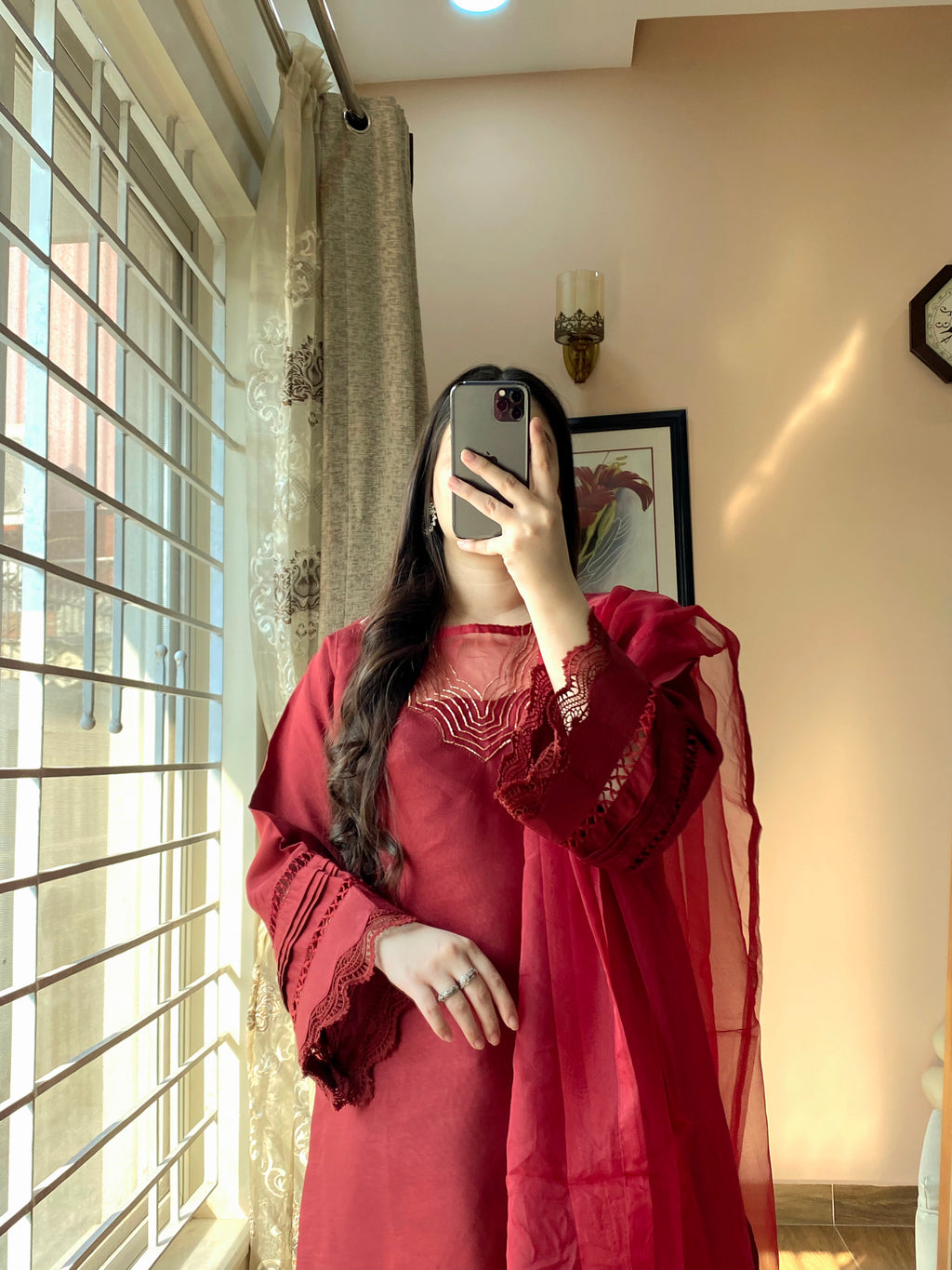GN-84 || Ruby || Dabka Farshi Delight